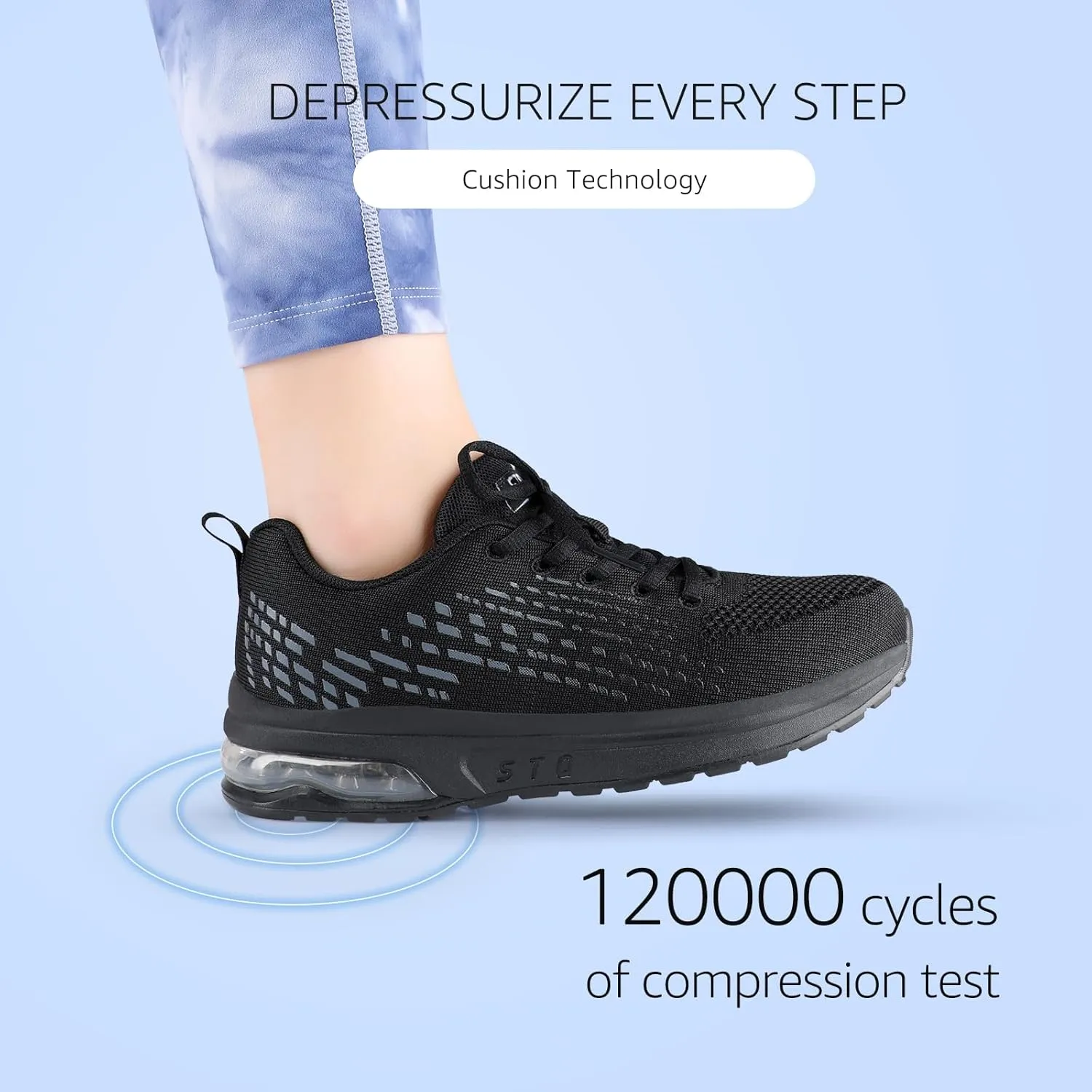STQ Womens Air Running Shoes Non Slip Athletic Tennis Walking Workout Sneakers
