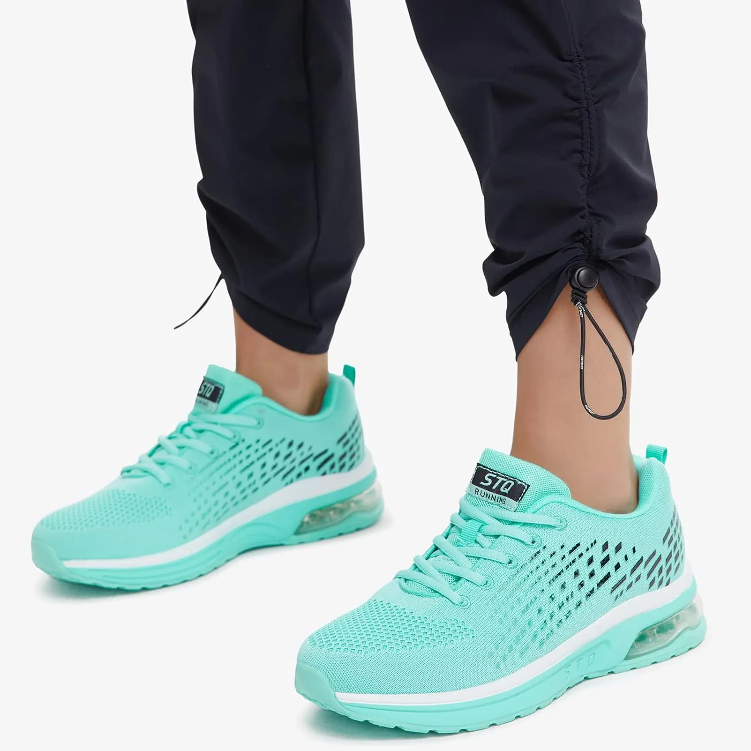 STQ Womens Air Running Shoes Non Slip Athletic Tennis Walking Workout Sneakers