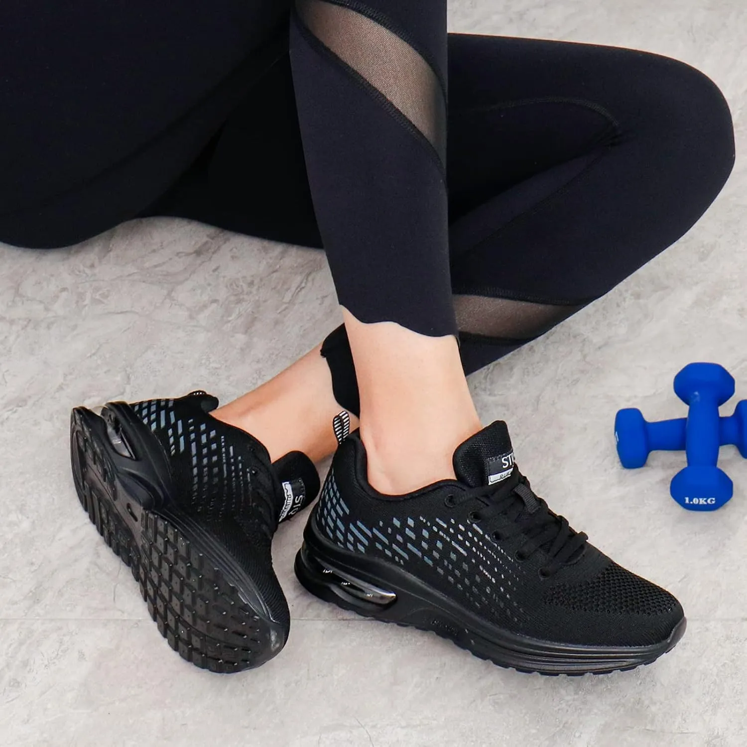 STQ Womens Air Running Shoes Non Slip Athletic Tennis Walking Workout Sneakers