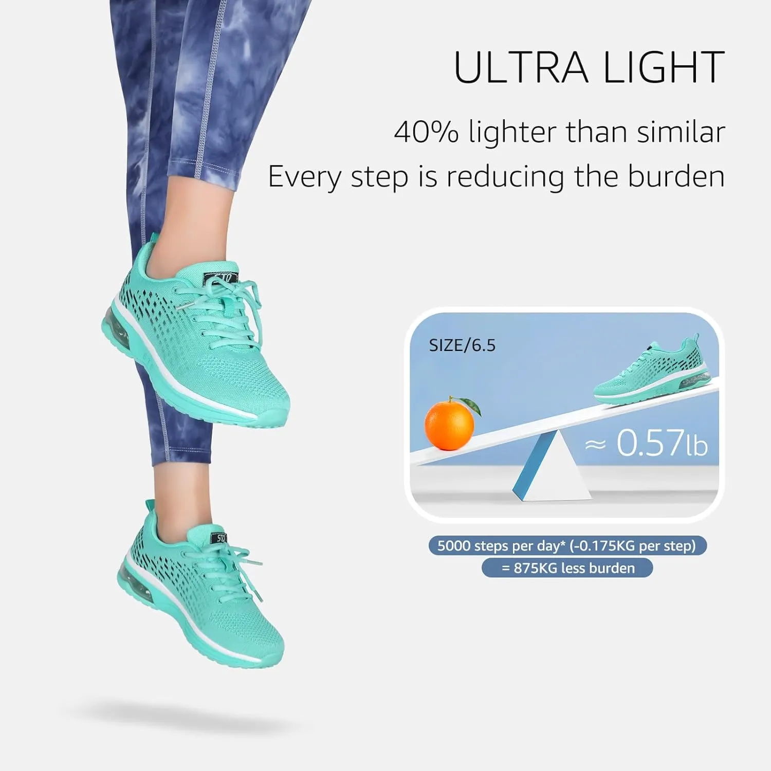 STQ Womens Air Running Shoes Non Slip Athletic Tennis Walking Workout Sneakers
