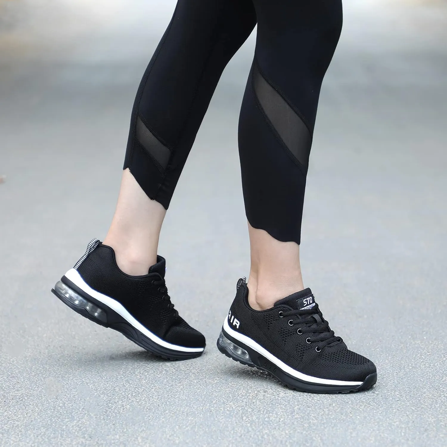 STQ Women's Running Shoes Lightweight Non Slip Walking Tennis Shoes Athletic Workout Gym Cross Training Sneakers