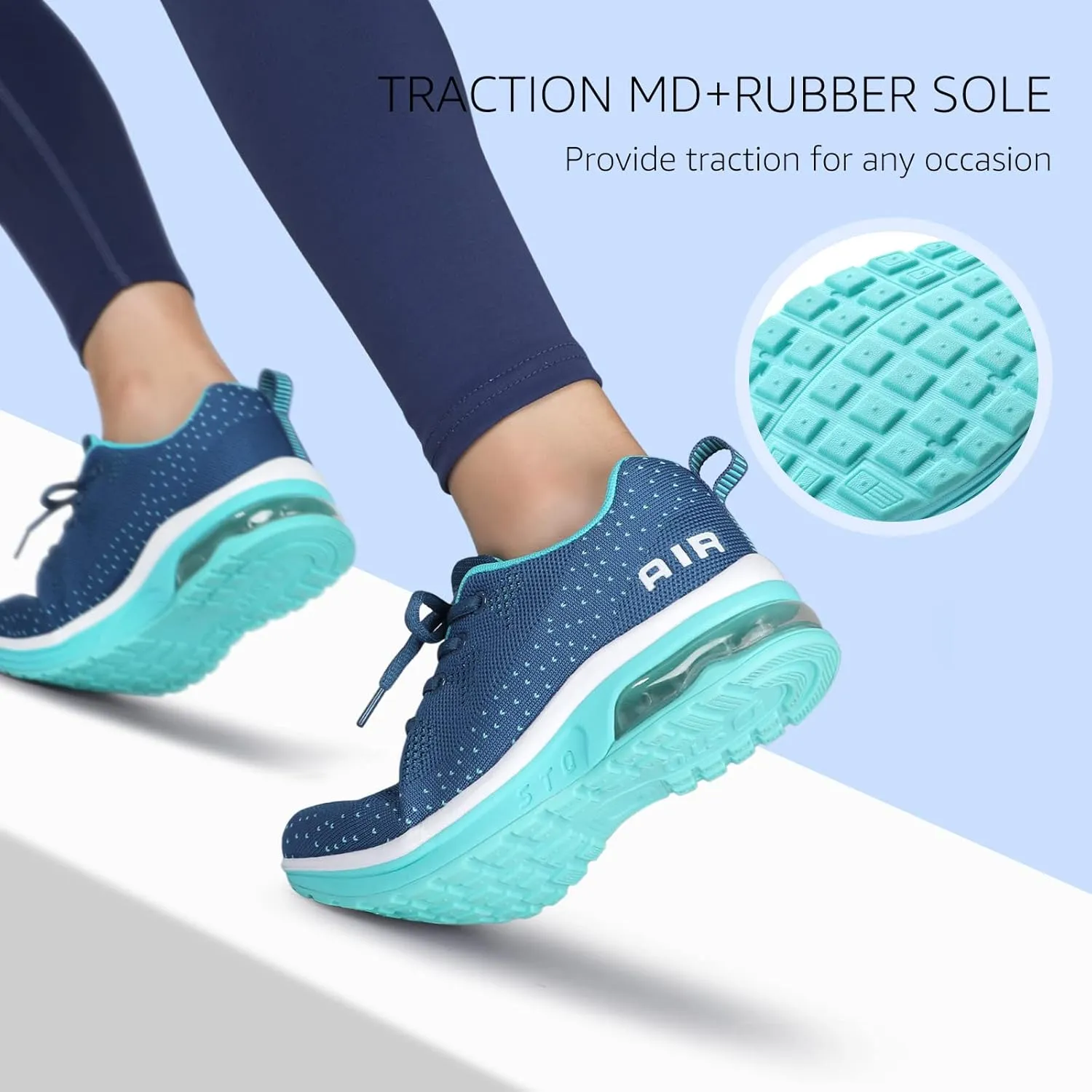 STQ Women's Running Shoes Lightweight Non Slip Walking Tennis Shoes Athletic Workout Gym Cross Training Sneakers