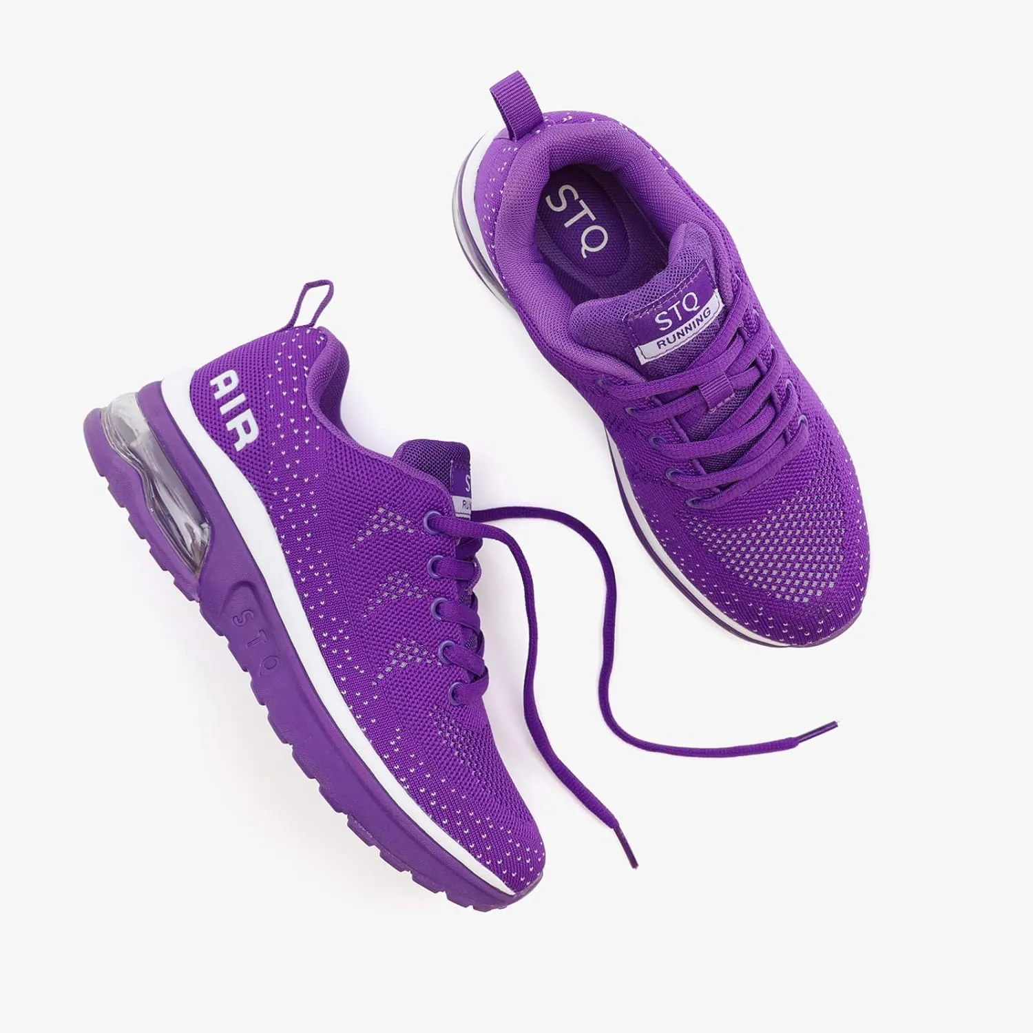 STQ Women's Running Shoes Lightweight Non Slip Walking Tennis Shoes Athletic Workout Gym Cross Training Sneakers