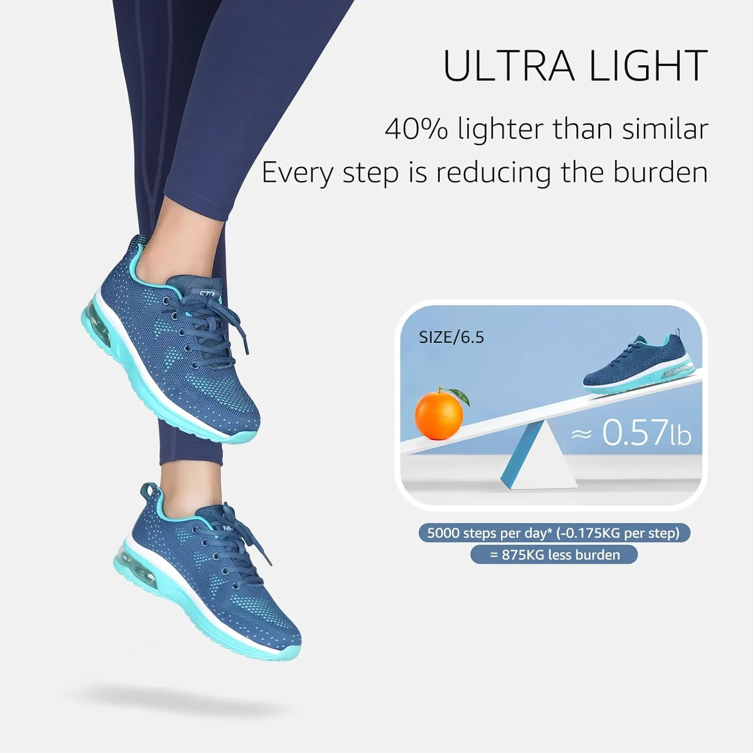 STQ Women's Running Shoes Lightweight Non Slip Walking Tennis Shoes Athletic Workout Gym Cross Training Sneakers