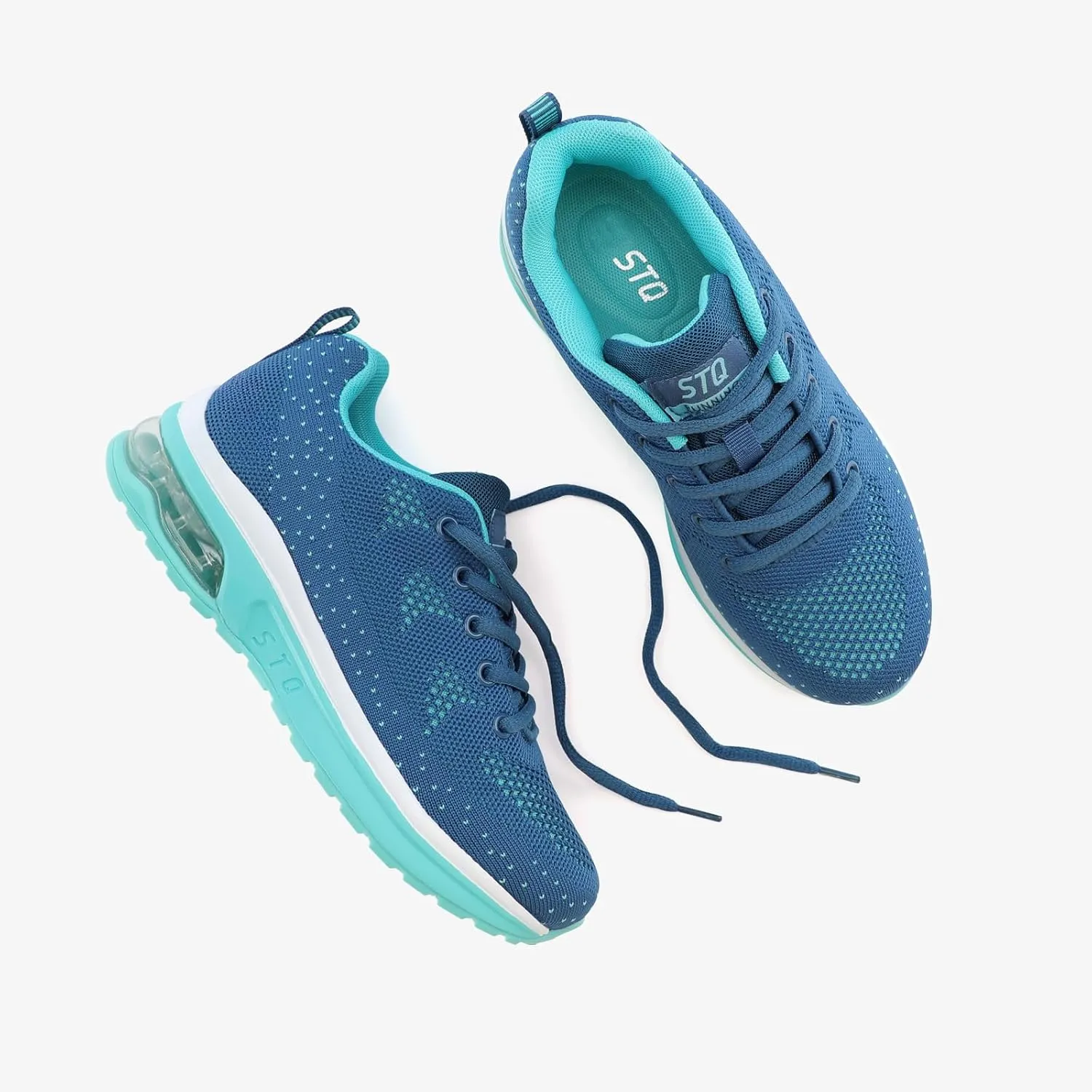 STQ Women's Running Shoes Lightweight Non Slip Walking Tennis Shoes Athletic Workout Gym Cross Training Sneakers