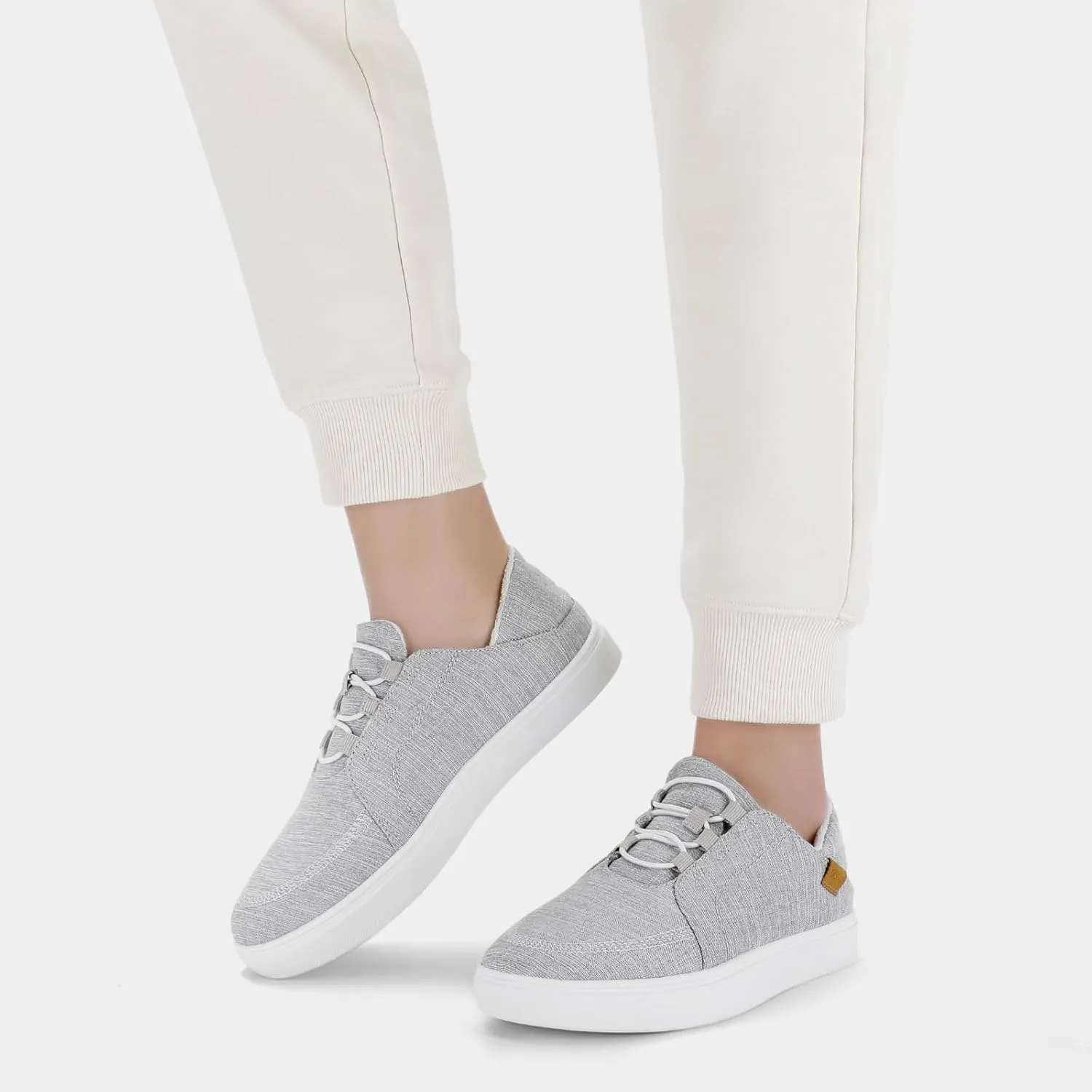 STQ Womens Slip On Casual Shoes for Women | Lightweight Canvas Sneakers | Memory Foam Loafers Shoes
