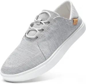 STQ Womens Slip On Casual Shoes for Women | Lightweight Canvas Sneakers | Memory Foam Loafers Shoes