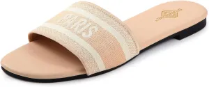 STUNAHOME Summer Flat Sandals for Women Fashion slide Sandals Womens