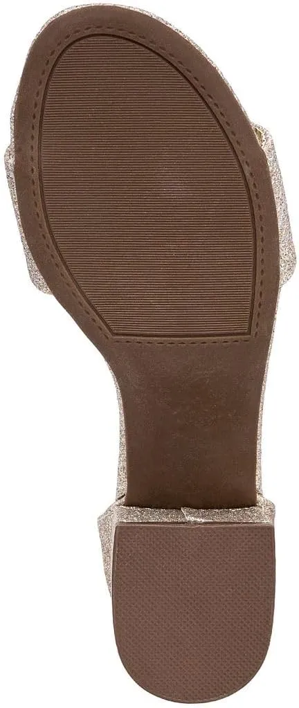 Sugar Women's Block Heel Sandals – Open Toe, Ankle Strap, Comfortable Dress Shoes for Weddings & Casual Wear