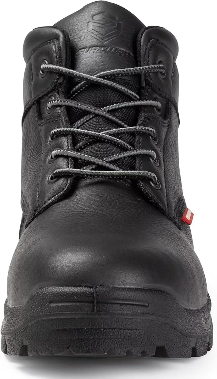 SUREWAY Mens Waterproof Soft/Steel Toe Work Boots/Shoes for Men,Full-Grain Leather,Oil/Slip Resistant,Lightweight,Anti-Fatigue for Standing/Walking All Day Long