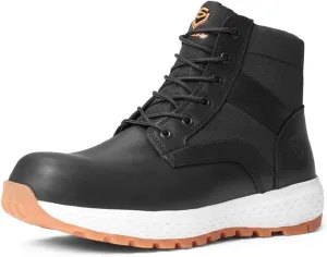 SUREWAY Men's Work Boot Soft Toe Ankle, Anti-Fatigue Lightweight work Boot/Shoes,Comfort Insole, Superior Oil/Slip Resistant,Men's Construction Industrial Safety Working Boots/Shoes