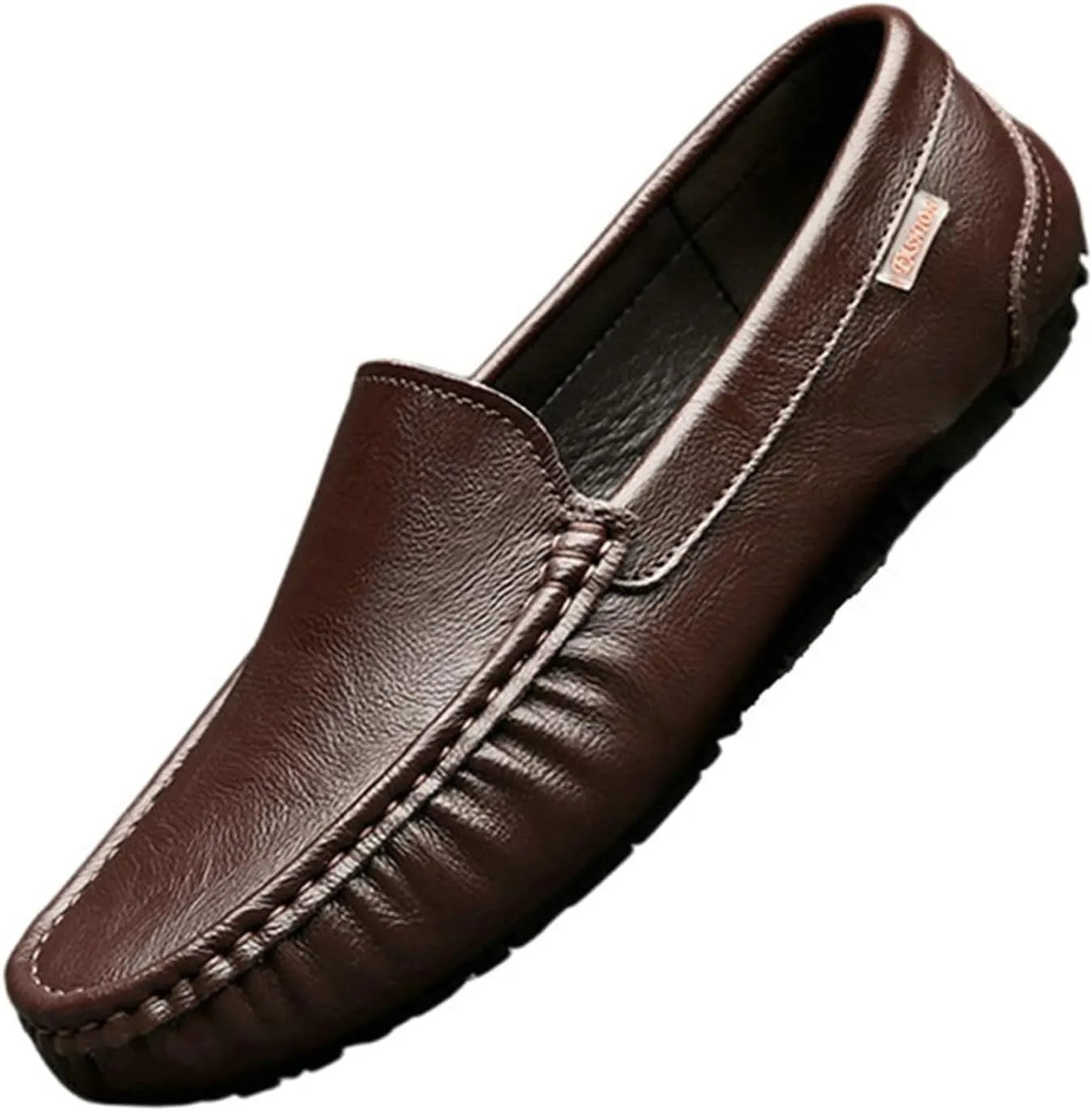 SywzX&xfybz Men's Casual Leather Shoes Lightweight Soft Soled Driving Shoes Loafers