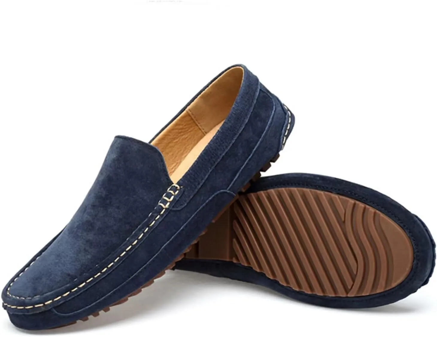 SywzX&xfybz Men's Penny Loafers Moccasin Driving Shoes Slip On Flats Boat Shoes