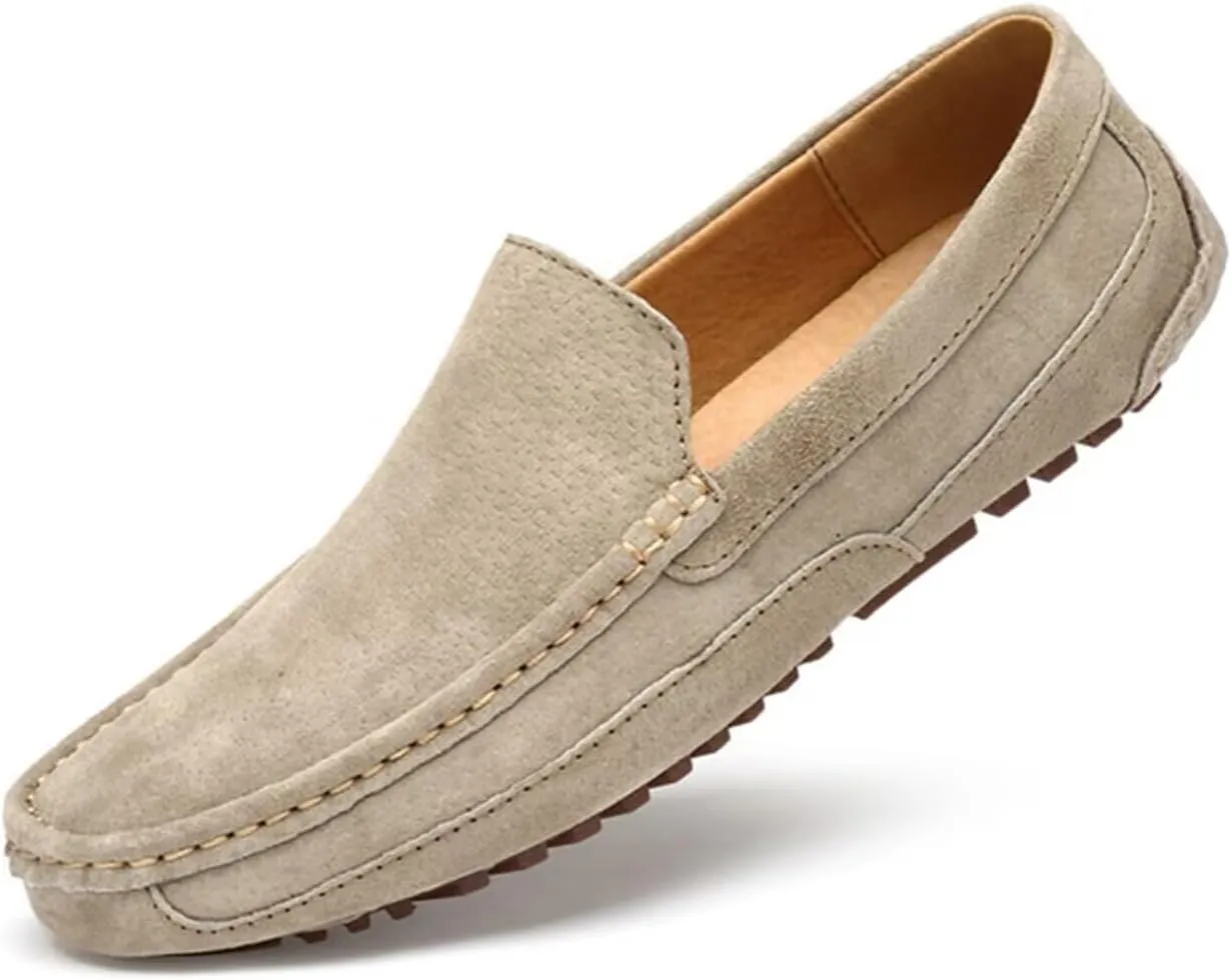 SywzX&xfybz Men's Penny Loafers Moccasin Driving Shoes Slip On Flats Boat Shoes