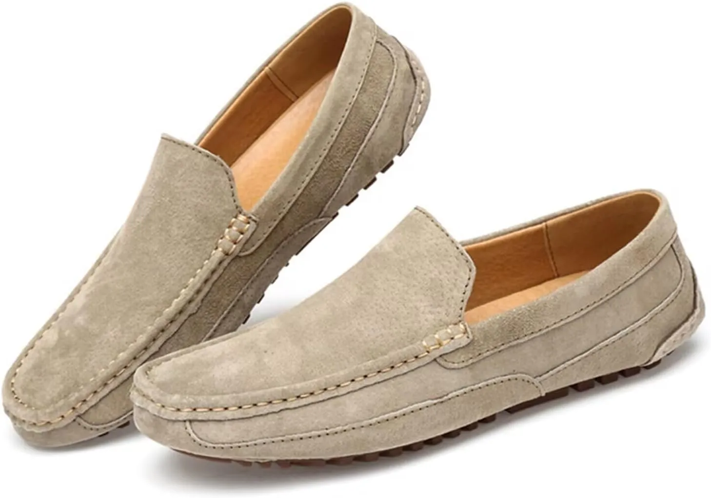 SywzX&xfybz Men's Penny Loafers Moccasin Driving Shoes Slip On Flats Boat Shoes