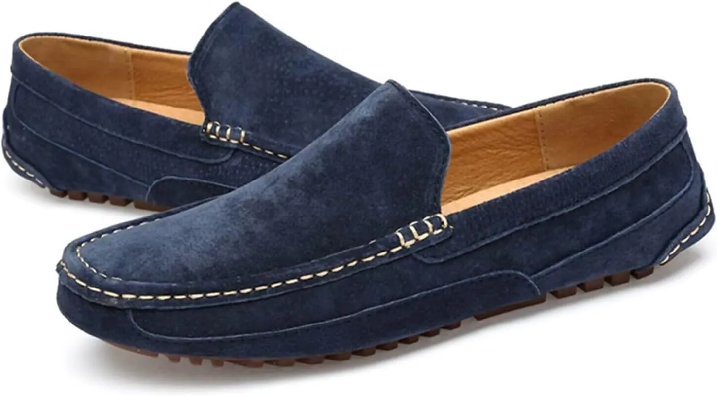 SywzX&xfybz Men's Penny Loafers Moccasin Driving Shoes Slip On Flats Boat Shoes