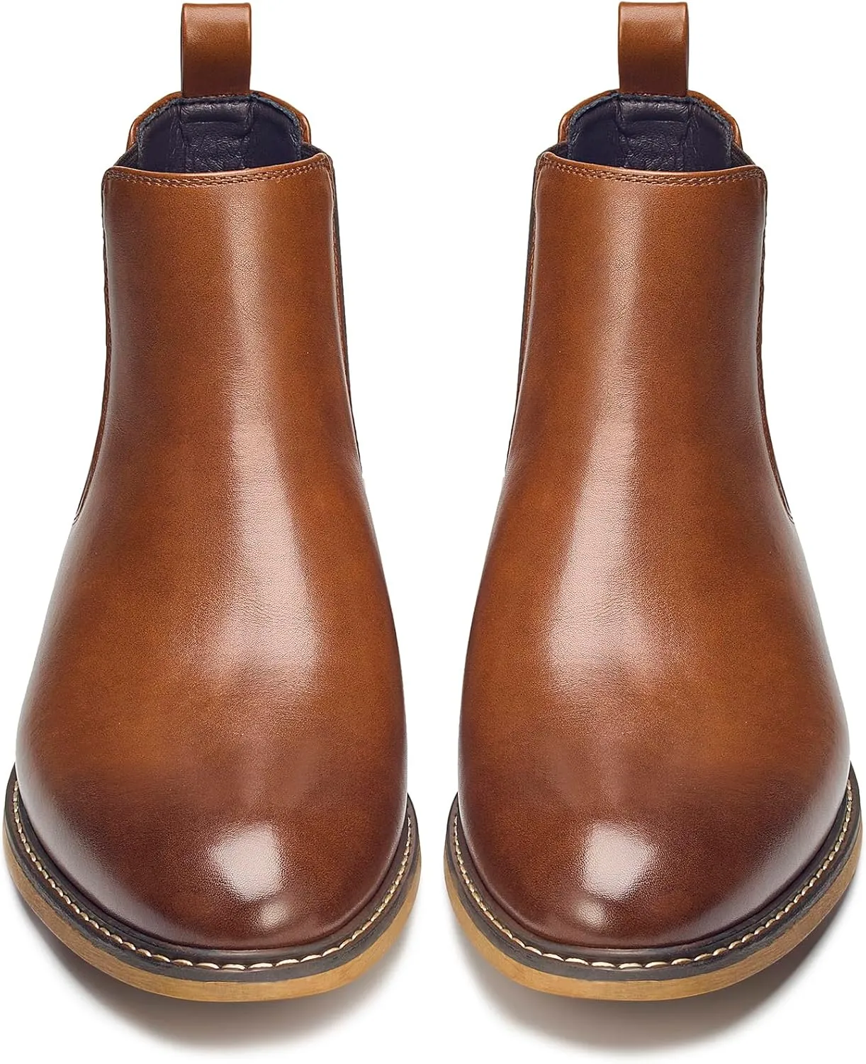 Temeshu Men's Chelsea Boots Casual Dress Boots Ankle Slip On Boots for Men MS25