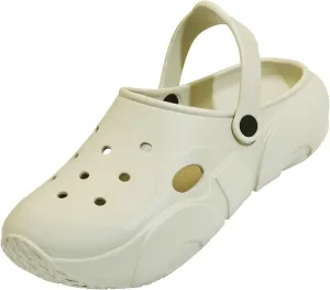Thick Sole Garden Clogs for Women and Men, Ultra Resilient Summer Sandals, Arch Support Comfy Non-Slip Waterproof Casual Shoes, Slip-on Slides Outdoor Beach Slippers Unisex Adult Closed Toe Mules