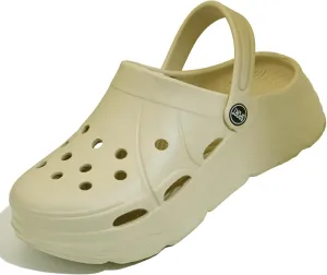 Thick Sole Platform Clogs for Women, Ultra Lightweight Garden Shoes for Girls, Summer Sandals Slip Resilient Arch Support Comfy Waterproof Casual Slip-on Slides Outdoor Beach Slippers Closed Toe Mules