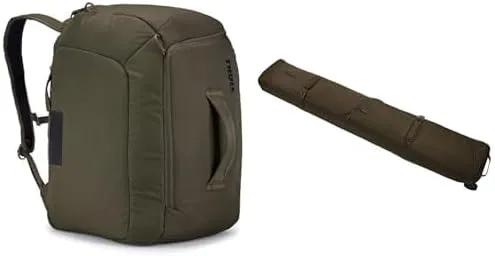 Thule RoundTrip Boot Backpack 45L & RoundTrip Ski Roller 192cm Bundle