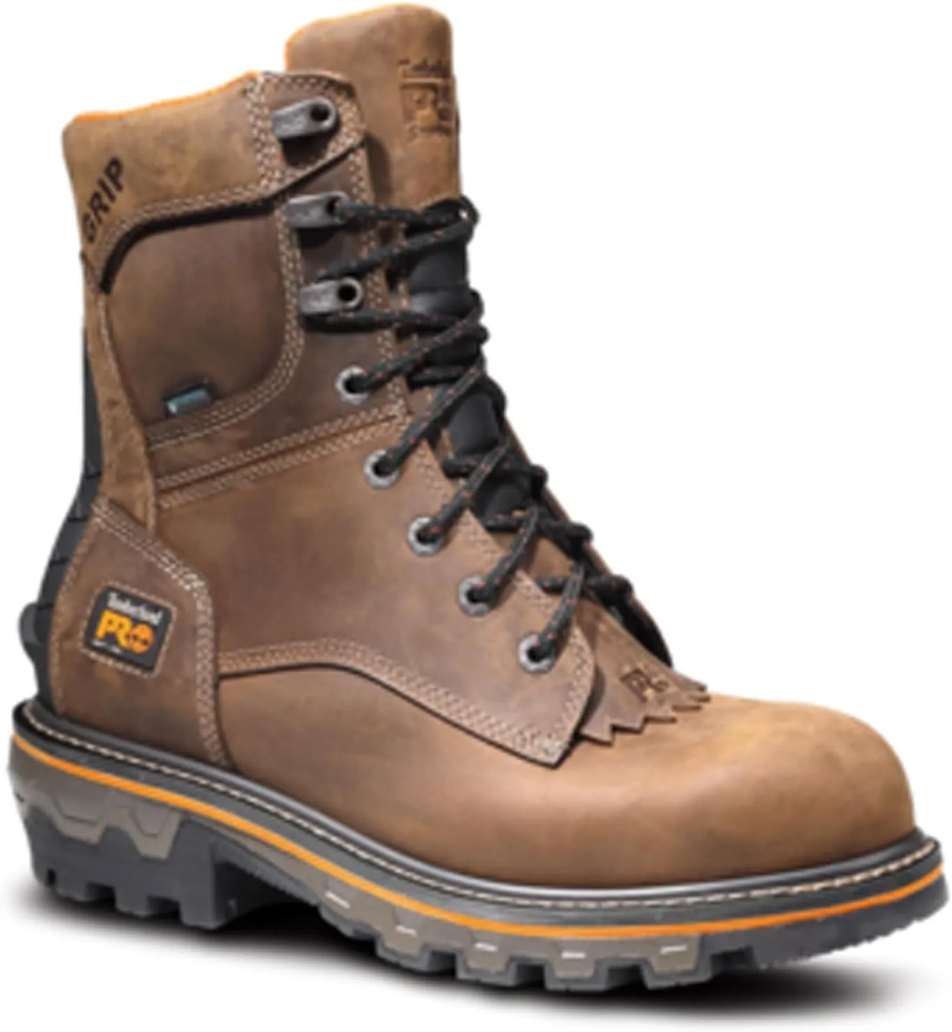 Timberland PRO Men's Boondock Hd Logger 8 Inch Soft Toe Waterproof Industrial Work Boot