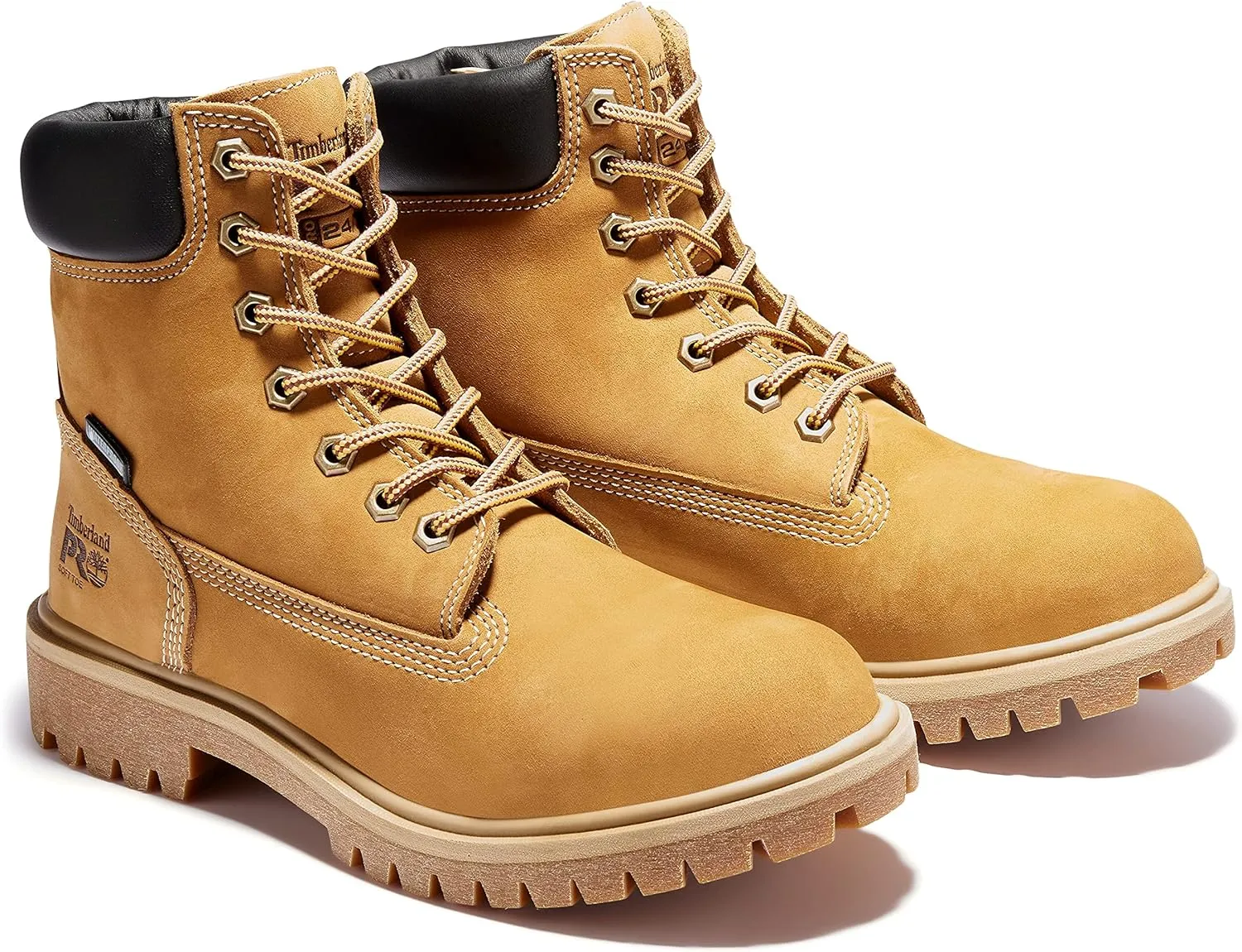 Timberland PRO Men's Direct Attach 6 Inch Soft Toe Insulated Waterproof Work Boot, Marigold