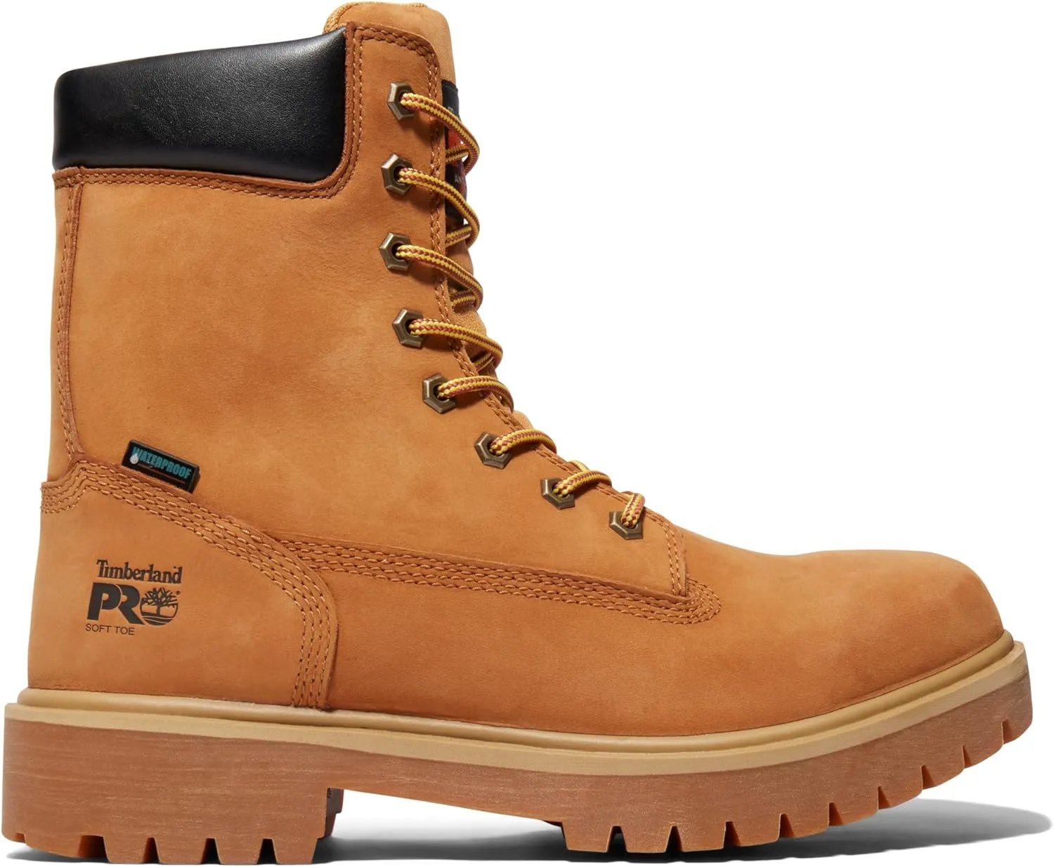 Timberland PRO mens Direct Attach 8 Inch Soft Toe Insulated Waterproof Industrial Work Boot