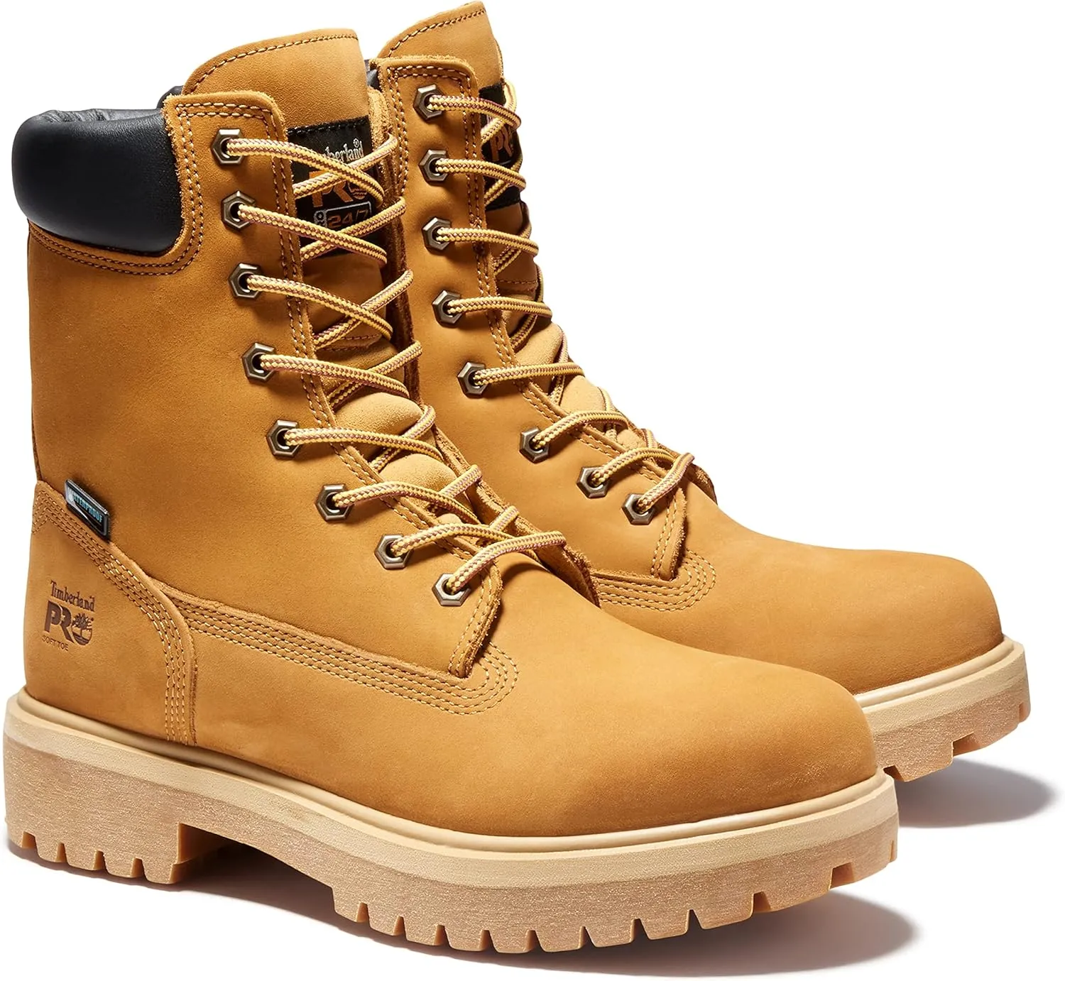 Timberland PRO mens Direct Attach 8 Inch Soft Toe Insulated Waterproof Industrial Work Boot