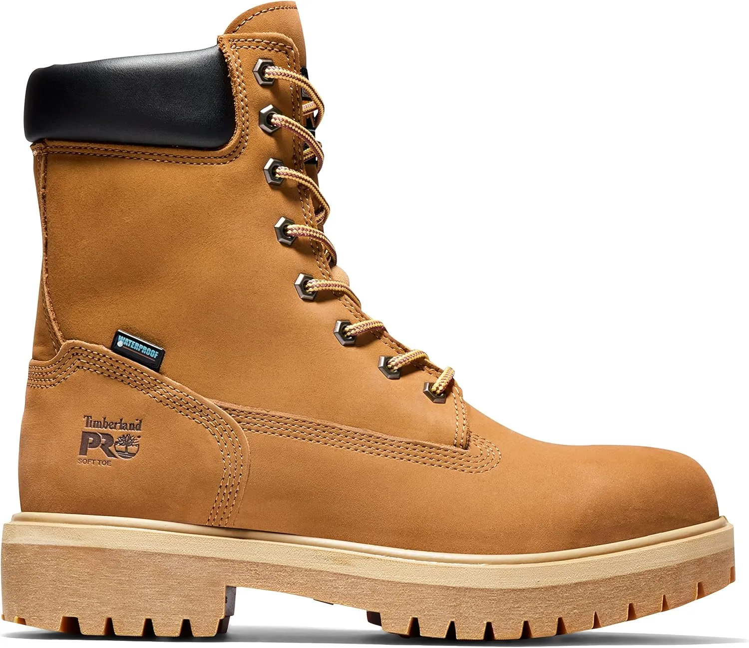 Timberland PRO mens Direct Attach 8 Inch Soft Toe Insulated Waterproof Industrial Work Boot