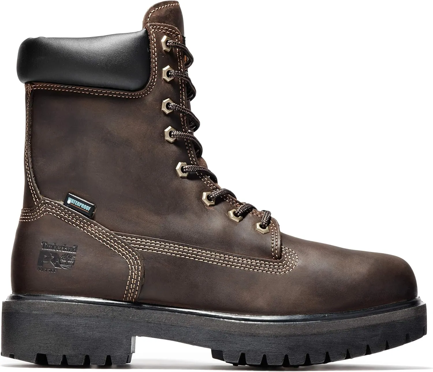 Timberland PRO mens Direct Attach 8 Inch Soft Toe Insulated Waterproof Industrial Work Boot