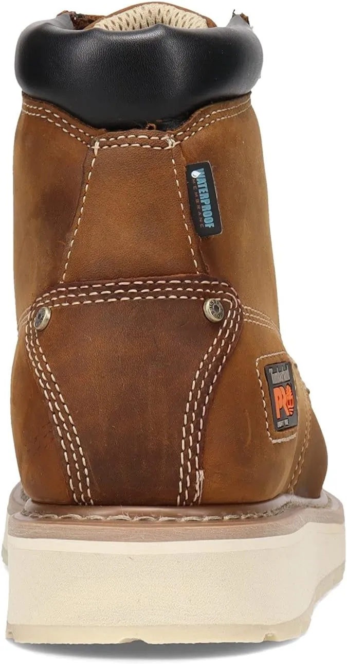 Timberland PRO mens Gridworks 6 Inch Soft Toe Waterproof Industrial Wedge Work Boot