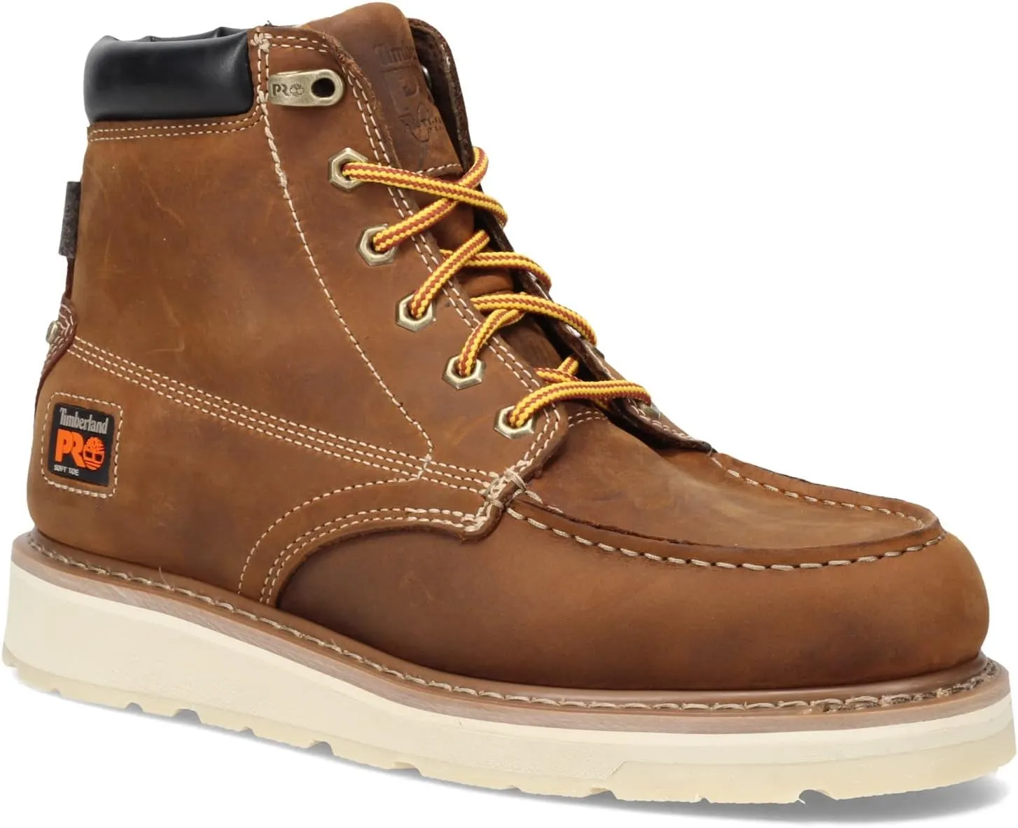 Timberland PRO mens Gridworks 6 Inch Soft Toe Waterproof Industrial Wedge Work Boot