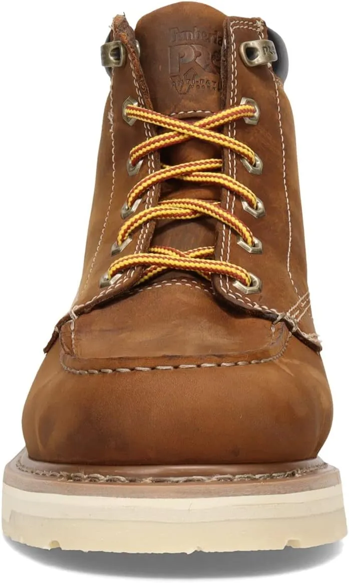 Timberland PRO mens Gridworks 6 Inch Soft Toe Waterproof Industrial Wedge Work Boot