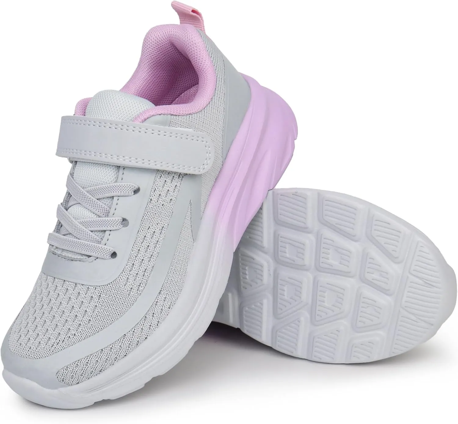 Tobfis Boys Girls Kids Arch Support Tennis Athletic Running Shoes Breathable Lightweight Strap Casual School Walking Sneakers(Toddler/Little Kid/Big Kid)