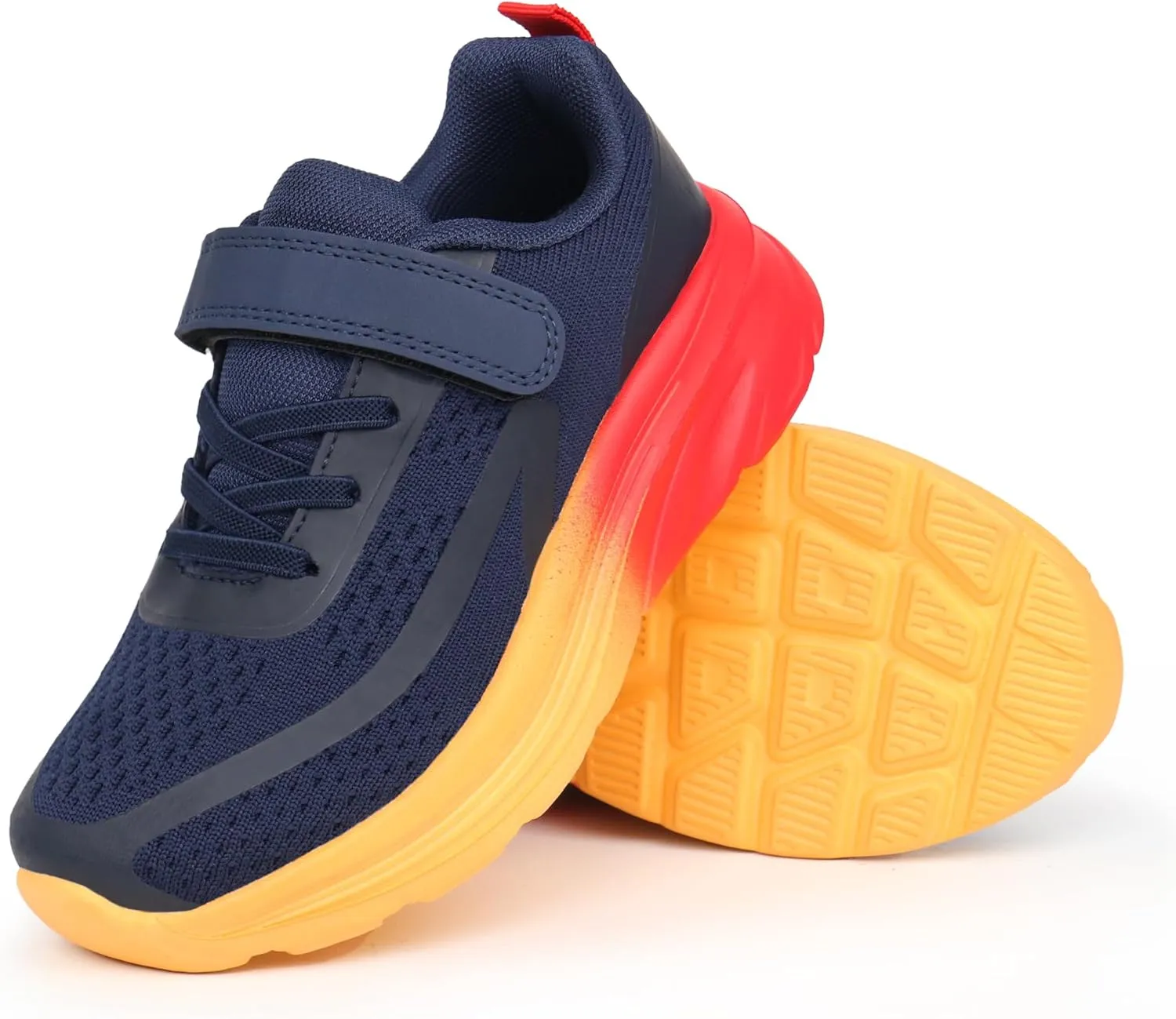Tobfis Boys Girls Kids Arch Support Tennis Athletic Running Shoes Breathable Lightweight Strap Casual School Walking Sneakers(Toddler/Little Kid/Big Kid)