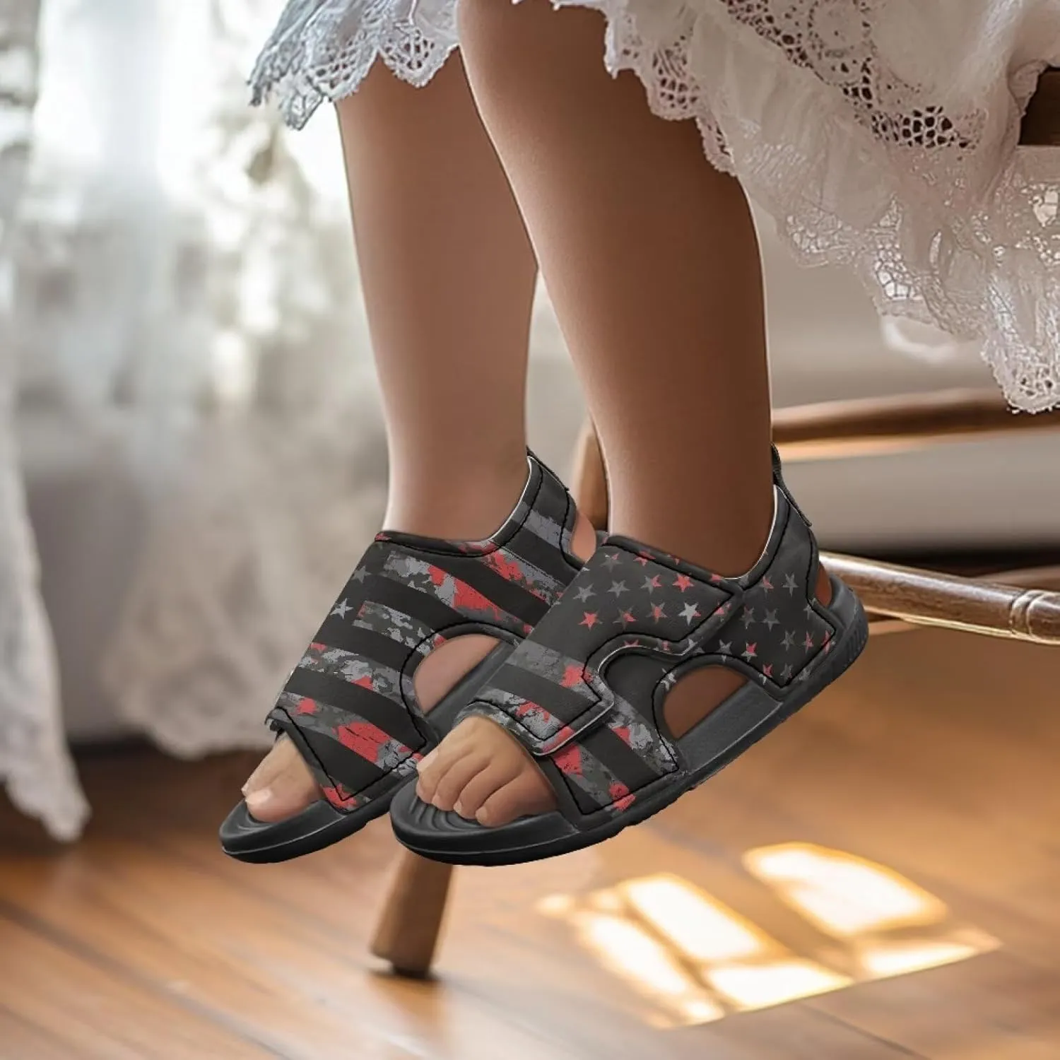 Toddler Boy Sandals Funny Summer Shoes for Kids Slip On Sandals