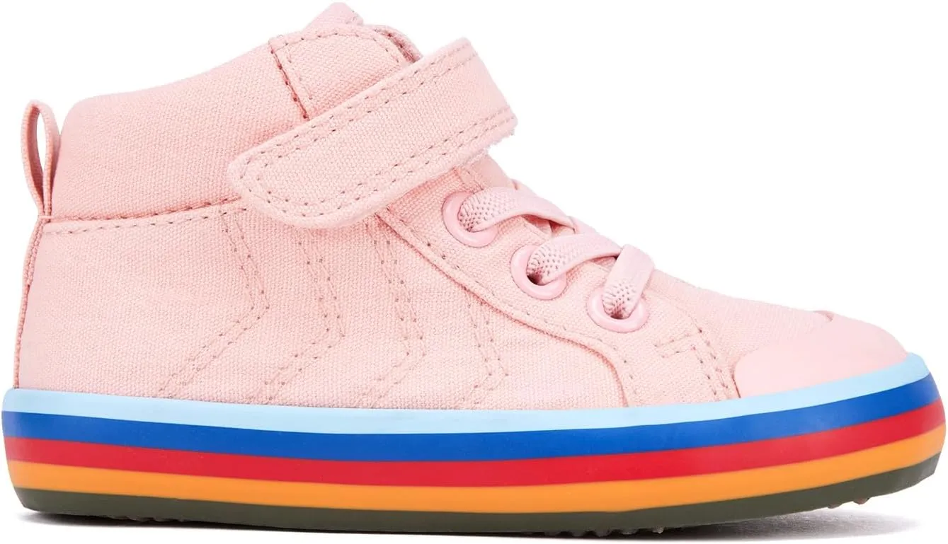 Toddler Boys Girls Walking Shoes High Top Tennis Canvas Sneakers(Infant/Toddler)