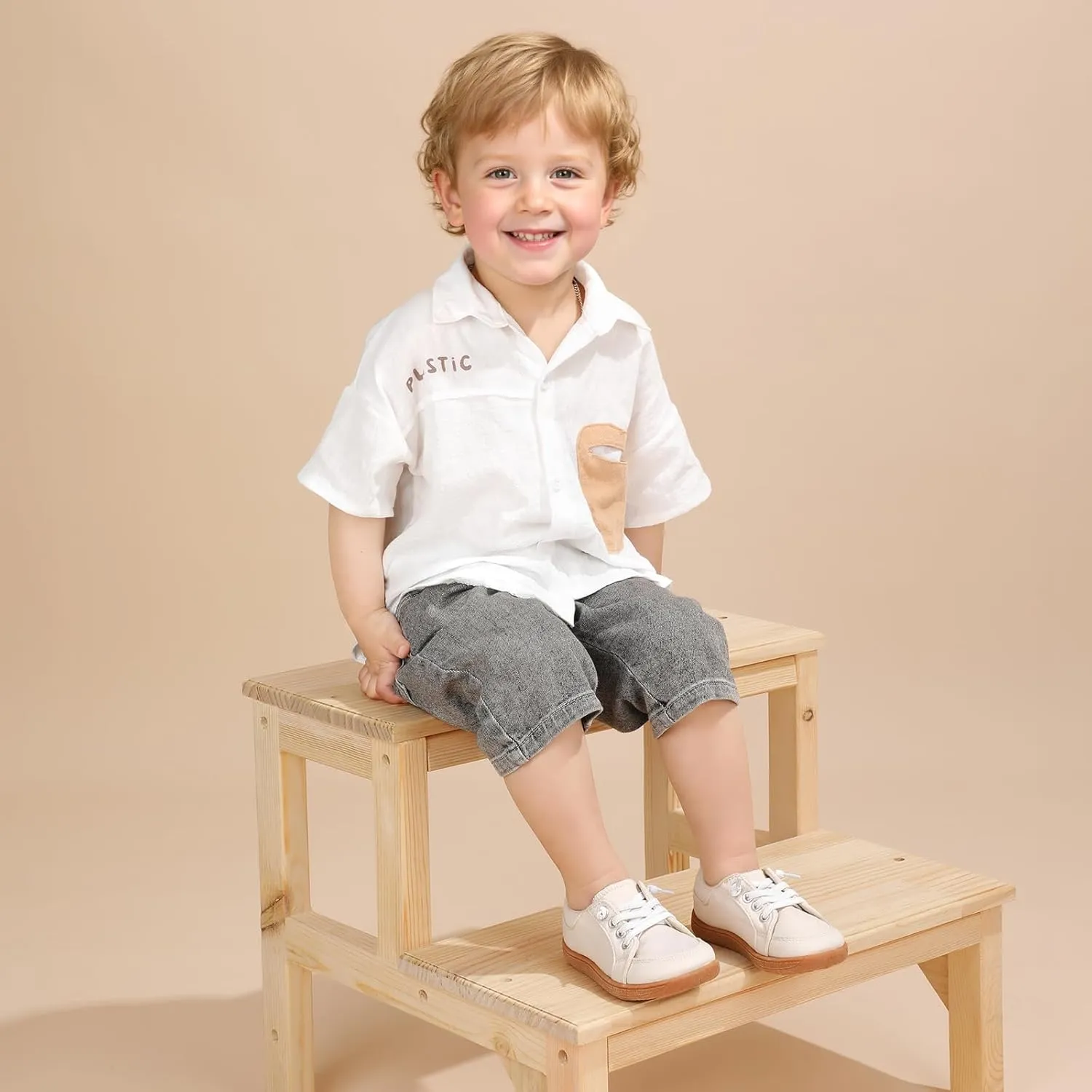 Toddler Wide Toe Box Barefoot Shoes: Boys Tennis Sneakers, First Walking Shoes, Flex Comfort Outdoor