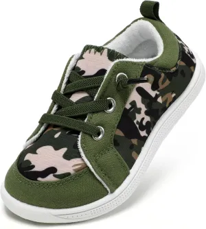 Toddler Wide Toe Box Barefoot Shoes: Boys Tennis Sneakers, First Walking Shoes, Flex Comfort Outdoor