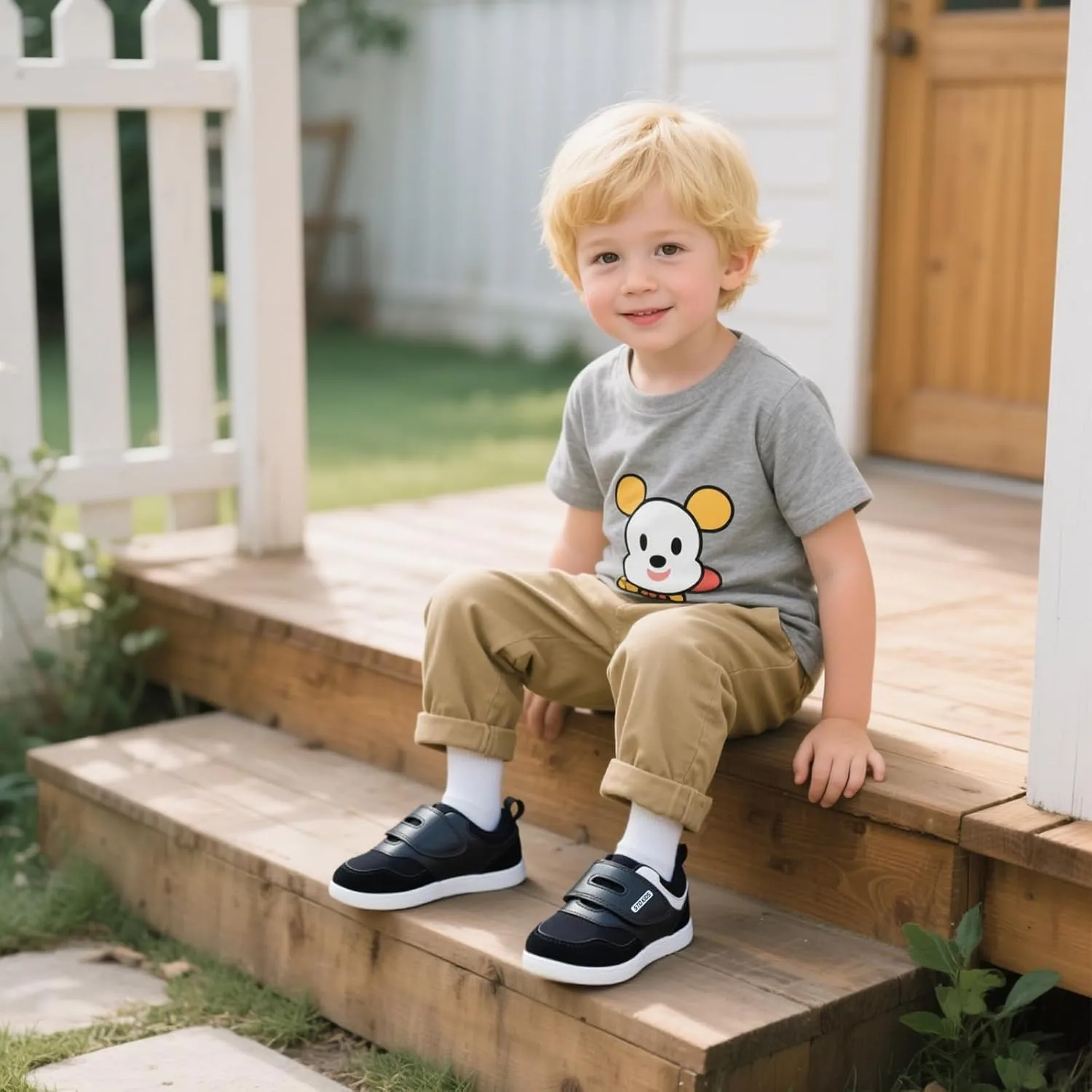 Toddler Wide Toe Box Shoes Barefoot Sneakers Girls Boys Zero Drop First Walking Running Tennis Grounding Shoes