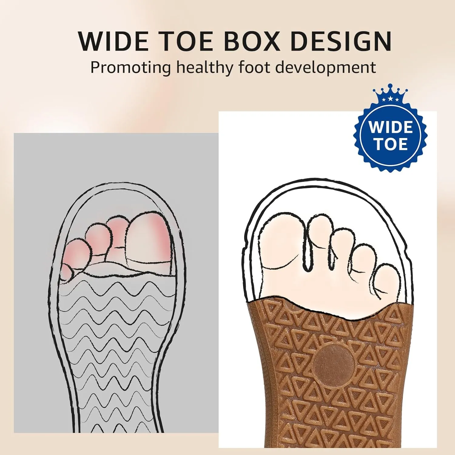 Toddler Wide Toe Box Shoes:Boys Barefoot Shoes Kids Walking Shoes Boy Sneakers Non-Slip Zero Drop Shoes,Toddler First Walking Shoes Comfort Tennis Outdoor Activities