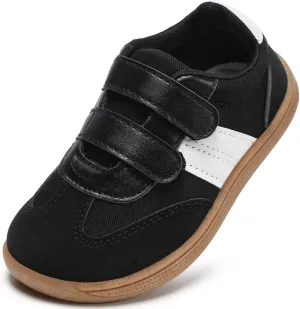 Toddler Wide Toe Box Shoes:Boys Barefoot Shoes Kids Walking Shoes Boy Sneakers Non-Slip Zero Drop Shoes,Toddler First Walking Shoes Comfort Tennis Outdoor Activities