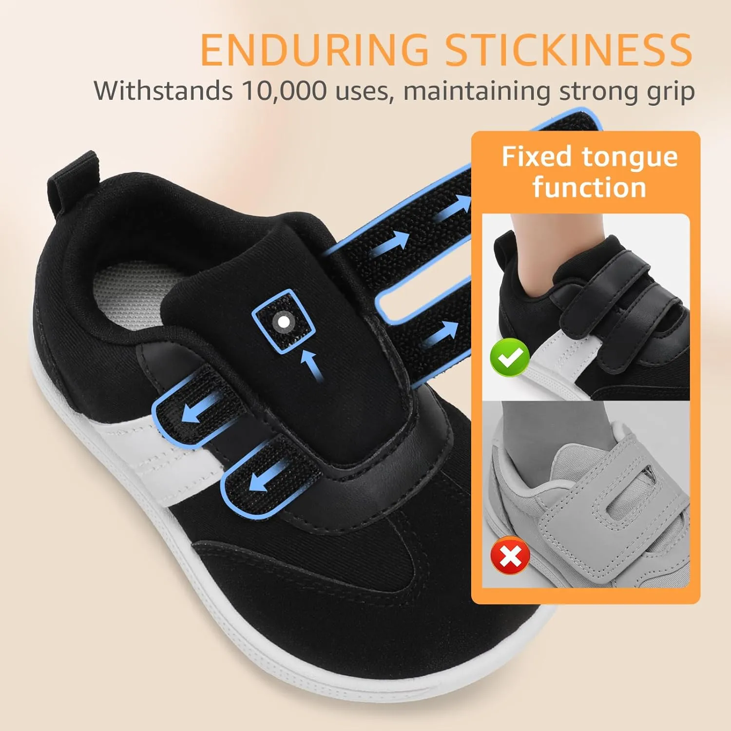 Toddler Wide Toe Box Shoes:Boys Barefoot Shoes Kids Walking Shoes Boy Sneakers Non-Slip Zero Drop Shoes,Toddler First Walking Shoes Comfort Tennis Outdoor Activities
