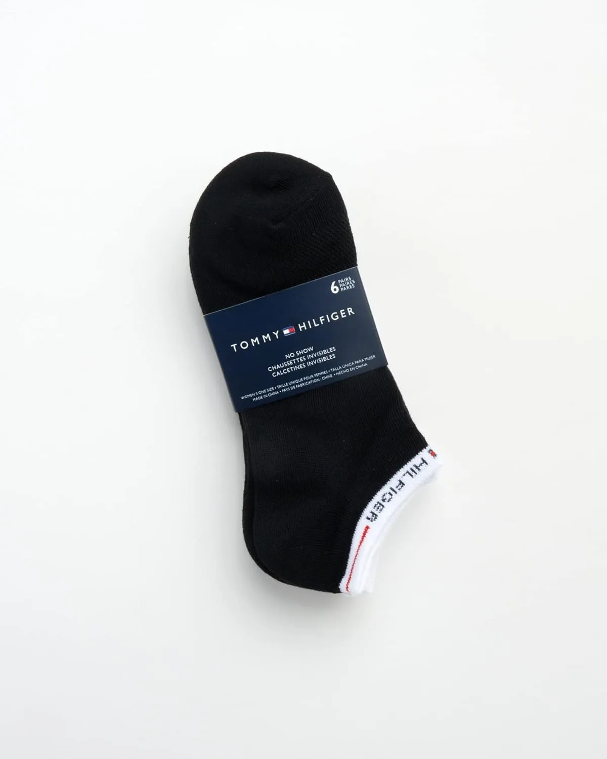 Tommy Hilfiger Womens No Show Socks - 6 Pack Soft Cotton Blend Low Cut Liner Socks for Sneakers, Loafers, Flats (Size: 4-10)