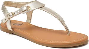 Trary Sandals Womens, Thong Sandals for Women with T-Strap, Adjustable Ankle Buckle for Women Sandals, Flat Sandals for Women Dressy, Cute Sandals for Women, Summer Sandals for Women 2023