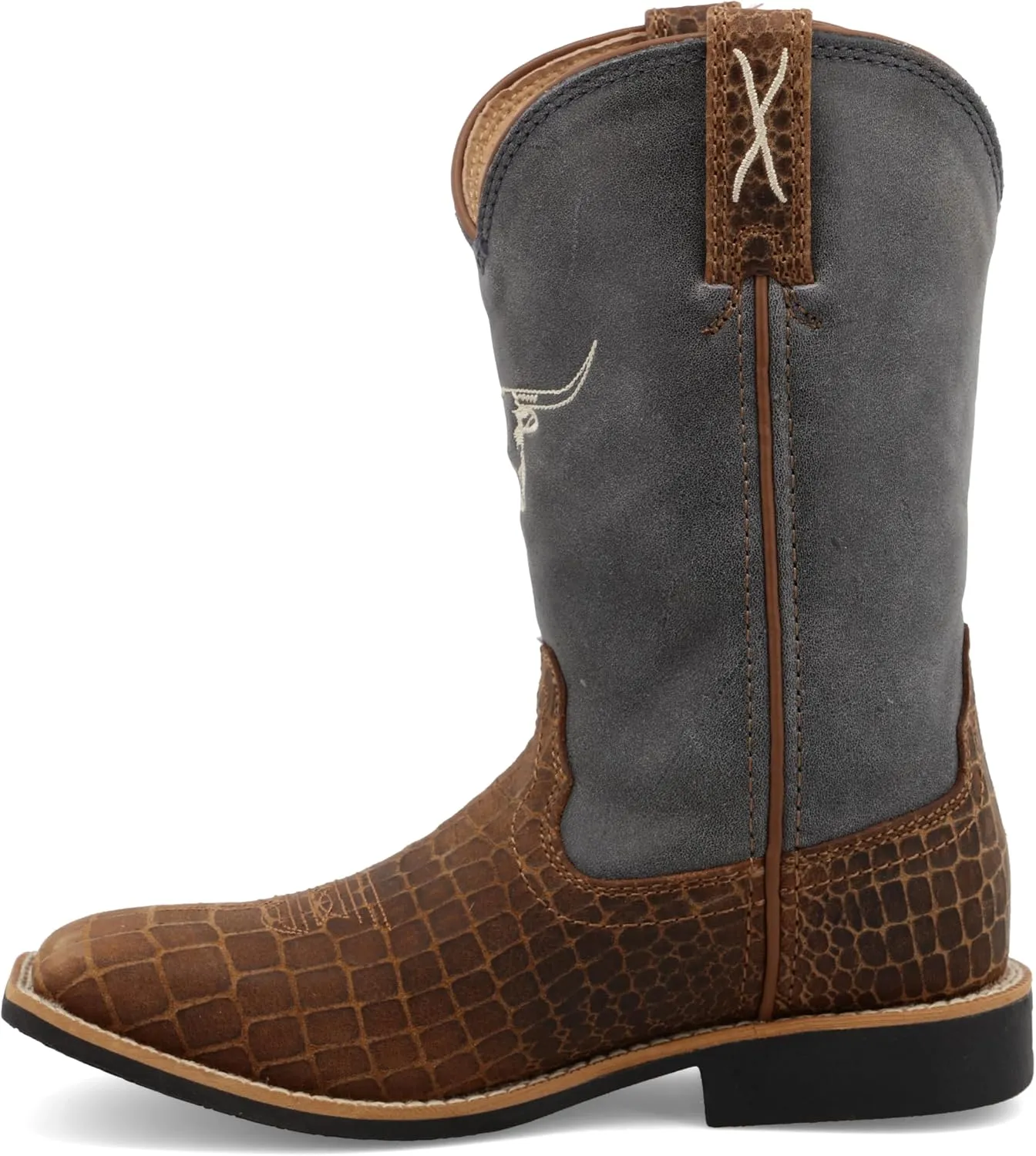 Twisted X Kid's Top Hand, Wide Square Toe