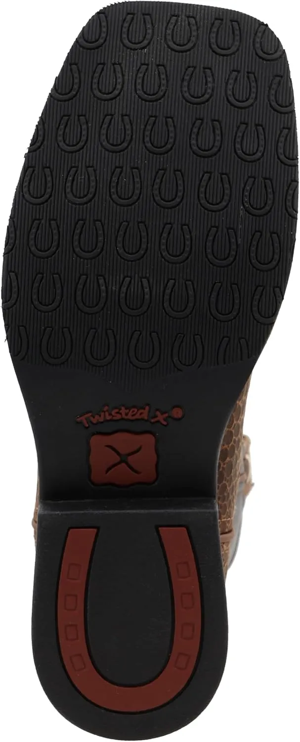 Twisted X Kid's Top Hand, Wide Square Toe