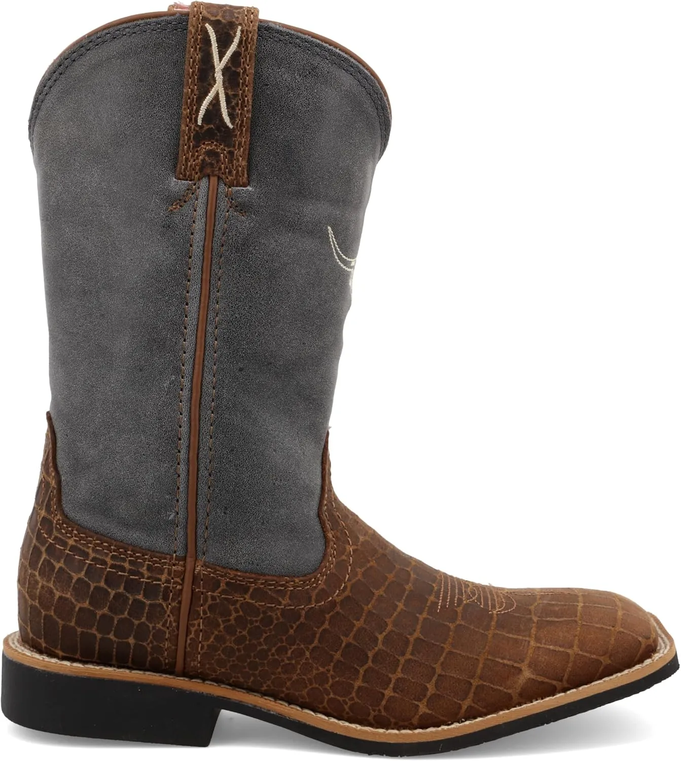 Twisted X Kid's Top Hand, Wide Square Toe