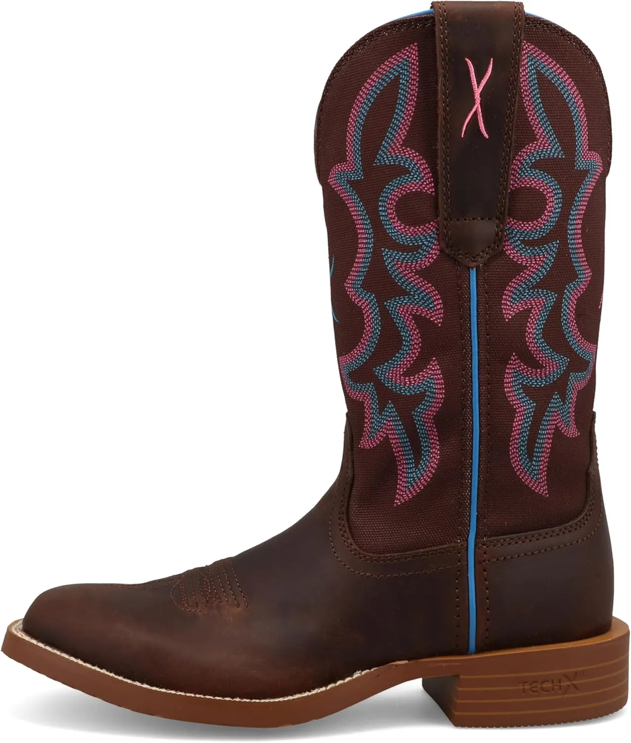 Twisted X Women's 11" Tech X Boot, Wide Square Toe with CellStretch and Tech X
