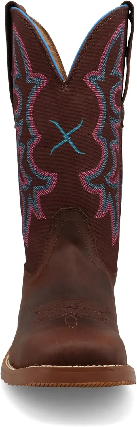 Twisted X Women's 11" Tech X Boot, Wide Square Toe with CellStretch and Tech X